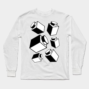 1 x 1 Bricks (AKA Falling Bricks), Customize My Minifig Long Sleeve T-Shirt